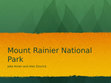 Research paper thumbnail of Mount Rainier National Park