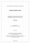 Research paper thumbnail of Entrepreneurs, formalisation of social ties and trustbuilding in Europe (14th-20th centuries