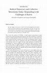 Research paper thumbnail of Introduction: Radical Democracy and Collective Movements Today: Responding to the Challenges of Kairos