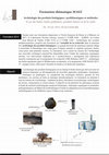 Research paper thumbnail of Formation "MAGI" 2014 : archéologie des produits biologiques, problématiques et méthodes. Le cas des huiles, huiles parfumées, produits laitiers et de la ruche