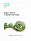 El giro hacia la empresa verde Cover Page