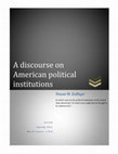 A discourse on American political institutions Cover Page