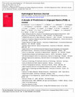 Research paper thumbnail of Hrachowitz, M., H.H.G. Savenije, G. Blöschl, et al. (2013) A decade of Predictions in Ungauged Basins (PUB) - a review. Hydrological Sciences Journal, 58, 1198-1255, doi: 10.1080/02626667.2013.803183