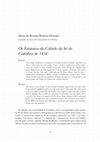 Research paper thumbnail of "Os estatutos do cabido da Sé de Coimbra de 1454"