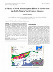 Research paper thumbnail of Evidence of Shock Metamorphism Effects in Suevite from the Triffa Plain in North Eastern Morocco