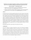 Research paper thumbnail of The Impact of Learning Flexibility, Student Attitudes and internet Quality on e-Learning among  (CELPAD) Student in (IIUM) Malaysia 