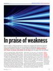 Research paper thumbnail of In Praise of Weakness