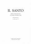 Research paper thumbnail of Il capitolo generale OMin di Padova del 1310