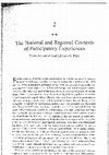 Research paper thumbnail of Sintomer, Y. & Del Pino, E. (2014) The National and Regional Contexts of Participatory Experiences, in Participatory Democracy in Southern Europe, edited by Joan Font, Donatella della Porta, Yves Sintomer. Rowman and Littlefield International Limited