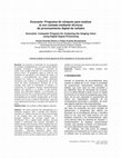 Research paper thumbnail of Evocanto: Programa de cómputo para analizar la voz cantada mediante técnicas de procesamiento digital de señales