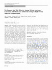 Development and Risk Behavior Among African American, Caucasian, and Mixed-race Adolescents Living in High Poverty Inner-city Neighborhoods Cover Page