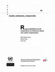 Research paper thumbnail of Responsabi lidad social corporativa en América Latina: una visión empresarial medio ambiente y desarrollo División de Desarrollo Sostenible y Asentamientos Humanos