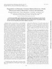 Research paper thumbnail of Degradation of polycyclic aromatic hydrocarbons by a newly discovered enteric bacterium, Leclercia adecarboxylata