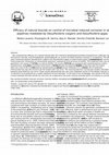 Research paper thumbnail of Efficacy of natural biocide on control of microbial induced corrosion in oil pipelines mediated by Desulfovibrio vulgaris and Desulfovibrio gigas