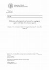 Research paper thumbnail of Differences in fecal particle size between free-ranging and captive individuals of two browser species