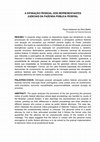 Research paper thumbnail of A INTIMAÇÃO PESSOAL DOS REPRESENTANTES JUDICIAIS DA FAZENDA PÚBLICA FEDERAL