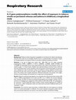 Research paper thumbnail of IL13 gene polymorphisms modify the effect of exposure to tobacco smoke on persistent wheeze and asthma in childhood, a longitudinal study