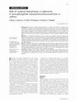 Research paper thumbnail of Role of cysteinyl leukotrienes in adenosine 5`-monophosphate induced bronchoconstriction in asthma