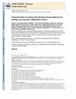 Research paper thumbnail of Characterisation of asthma that develops during adolescence; findings from the Isle of Wight Birth Cohort