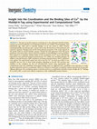 Insight into the Coordination and the Binding Sites of Cu 2+ by the Histidyl-6-Tag using Experimental and Computational Tools Cover Page