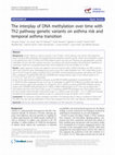 Research paper thumbnail of The interplay of DNA methylation over time with Th2 pathway genetic variants on asthma risk and temporal asthma transition