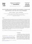 Research paper thumbnail of Age and trophic position dominate bioaccumulation of mercury and organochlorines in the food web of Lake Washington