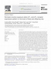 Research paper thumbnail of Perinatal nicotine exposure alters AT1 and AT2 receptor expression pattern in the brain of fetal and offspring rats