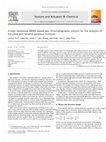 Research paper thumbnail of A High-Resolution MEMS-based Gas Chromatography Column for the Analysis of Benzene and Toluene Gaseous Mixtures