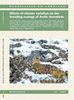 Effects of climate variation on the breeding ecology of Artic shorebirds Cover Page