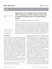 Fabrication of S, N co-doped α-Fe2O3 nanostructures: effect of doping, OH radical formation, surface area, [110] plane and particle size on the photocatalytic activity Cover Page