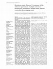 Research paper thumbnail of Botulinum toxin (Dysport) treatment of hip adductor spasticity in multiple sclerosis: a prospective, randomised, double blind, placebo controlled, dose ranging study