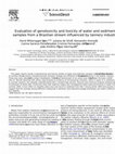 Research paper thumbnail of Evaluation of genotoxicity and toxicity of water and sediment samples from a Brazilian stream influenced by tannery industries