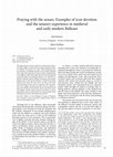 Research paper thumbnail of Praying with the senses. Examples of icon devotion and the sensory experience in medieval and early modern Balkans, Zograf 39 (2015)