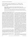 D1-like dopamine receptors downregulate Na+-K+-ATPase activity and increase cAMP production in the posterior gills of the blue crab Callinectes sapidus Cover Page