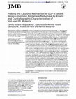 Probing the catalytic mechanism of GDP-4-keto-6-deoxy-d-mannose epimerase/reductase by kinetic and crystallographic characterization of site-specific mutants Cover Page