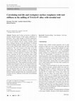 Correlating tool life and workpiece surface roughness with tool stiffness in the milling of Ti-6Al-4V alloy with toroidal tool Cover Page