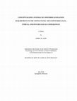 Research paper thumbnail of CONCEPTUALIZING JUVENILE SEX OFFENDER LEGISLATION REQUIREMENTS IN THE UNITED STATES: THE UNINTENDED LEGAL, ETHICAL, AND PSYCHOLOGICAL CONSEQUENCES