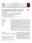 Short and long-term effects of supervised versus unsupervised exercise training on health-related quality of life and functional outcomes following lung cancer surgery – A randomized controlled trial Cover Page