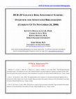 HCR-20 Review and Annotated Bibliography HCR-20 VIOLENCE RISK ASSESSMENT SCHEME: OVERVIEW AND ANNOTATED BIBLIOGRAPHY (CURRENT UP TO NOVEMBER 24, 2008) ***NEW ADDITIONS*** (SINCE JANUARY 7, 2007 Cover Page