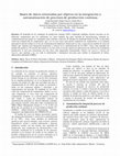 Research paper thumbnail of Bases De Datos Orientadas Por Objetos En La Integración Y Automatización De Procesos De Producción Continua