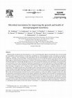 Research paper thumbnail of Microbial inoculation for improving the growth and health of micropropagated strawberry