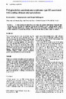 Research paper thumbnail of Polyglandular autoimmune syndrome type III associated with coeliac disease and sarcoidosis