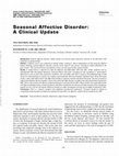 Research paper thumbnail of Seasonal affective disorder: a clinical update