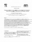 Research paper thumbnail of Temperament traits in seasonal affective disorder, suicide attempters with non-seasonal major depression and healthy controls