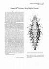 Research paper thumbnail of PANTALEONI R. A., 2015. – Happy 100th birthday - Maria Matilde Principi. – Bulletin of Insectology, 68(1): I.