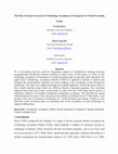 Research paper thumbnail of The role of social awareness in technology acceptance of groupware in virtual learning teams