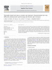 Thermally treated soil clays as ceramic raw materials: Characterization by X-ray diffraction, photoacoustic spectroscopy and electron spin resonance Cover Page