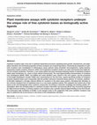 Research paper thumbnail of Plant membrane assays with cytokinin receptors underpin the unique role of free cytokinin bases as biologically active ligands