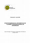 Research paper thumbnail of Stikstofgebruik en –Efficiëntie in De Vlaamse Vleesveehouderij en Akkerbouw