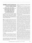 Research paper thumbnail of SARS and Common Viral Infections